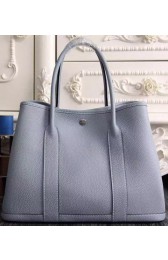 Imitation AAA Hermes Garden Party 36cm 30cm Tote Bag Original Leather SkyBlue PY1054Xy49