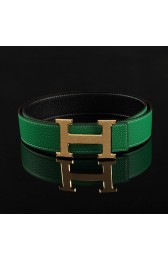 Imitation Hermes Belt HB5203 Green PY3806Cx15