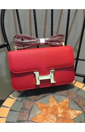 Imitation Hermes Constance Bag Calfskin Leather H9978 Red PY932QQ72