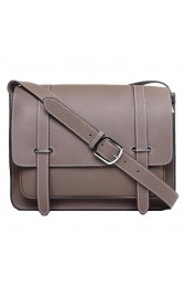 Imitation Hermes Etriviere Messenger Bag Togo Leather H1069 Grey PY1757lL78