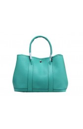 Imitation Hermes Garden Party 36cm Tote Bag Grainy Leather Light Blue PY1360Mq48