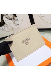 Knockoff Hermes Cosmetic Bag H3700 Off White PY626TL77