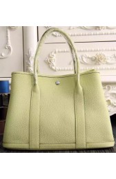 Knockoff High Quality Hermes Garden Party 36cm 30cm Tote Bag Original Leather Light Yellow PY1048FA65