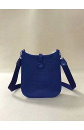 Replica AAA Hermes Evelyne original togo leather mini Shoulder Bag H15698 optic blue PY450GF79