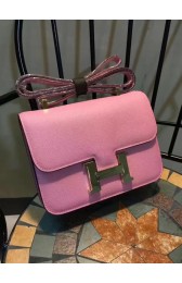 Replica Hermes Constance Bag Calfskin Leather H9978 Pink PY934fp99