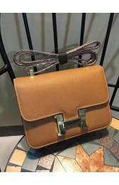 Replica Hermes Constance Bag Calfskin Leather H9978 Wheat PY928ls37