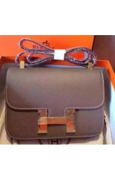 Replica Hermes Constance Bag Calfskin Leather H9999 Grey PY979BK81