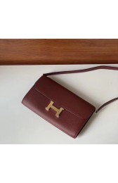 Replica Hermes Constance to go mini Bag H4088 Burgundy PY518YP94