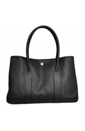 Replica Hermes Garden Party 36CM Bag Clemence Black PY1984DW49