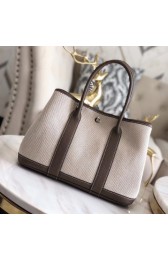 Replica Hermes Garden Party 36cm Tote Bags Original Leather H3698 Grey PY637MO84