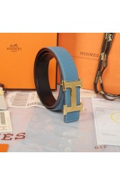 Replica Hermes Imported Belt HR1002I Light Blue PY3766iF81