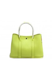 Top Hermes Garden Party 36cm Tote Bag Grainy Leather Lemon PY1362gZ83