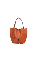 Top Hermes Picotin Lock MM Bag in Original Leather Orange PY1639eo14